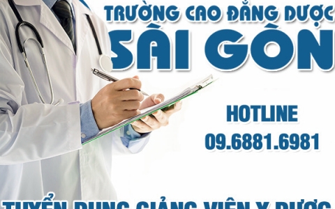 Thông báo tuyển dụng giảng viên Y Dược Sài Gòn thành phố Hồ Chí Minh