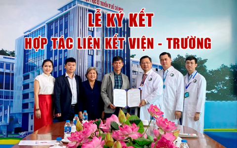 Lễ kí kết hợp đồng đào tạo giữa Trường Cao đẳng Dược Sài Gòn và Bệnh viện Y học cổ truyền Thành phố Hồ Chí Minh